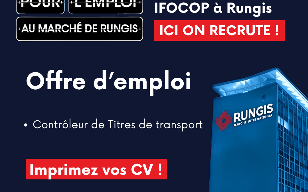 Emploi Contrôleur Transport Recrutement RATP