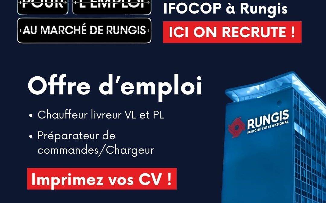 Transgourmet recrute emploi Rungis Val de Marne Préparateur de commandes Chauffeur livreur