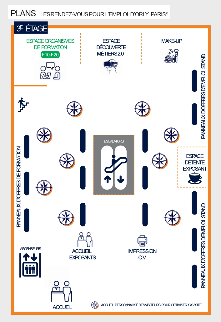 plan du 3e étage